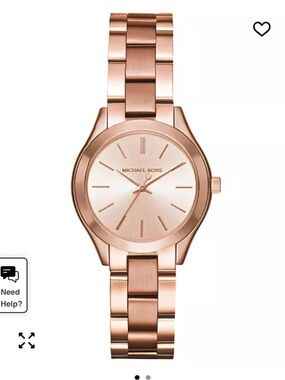 Michael Kors Rose Gold Alloy Bracelet Watch